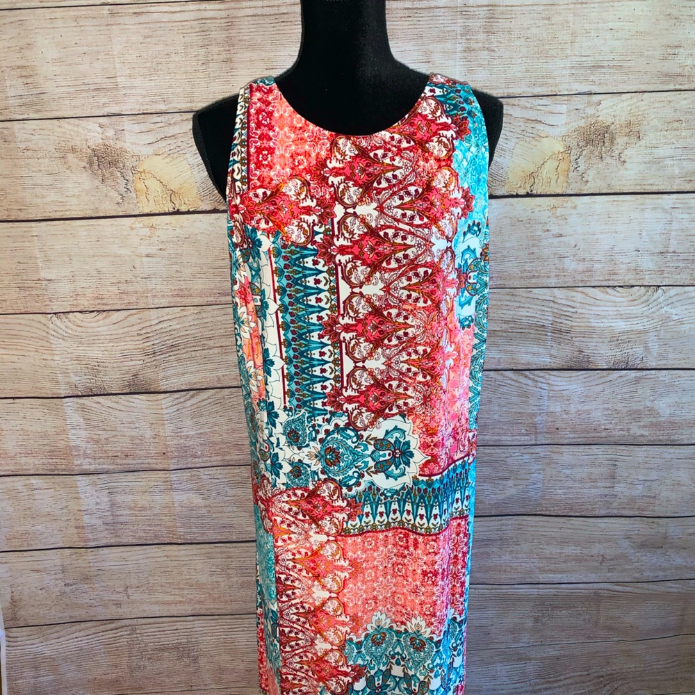 NWT Sabrina Blue Maxi Dress